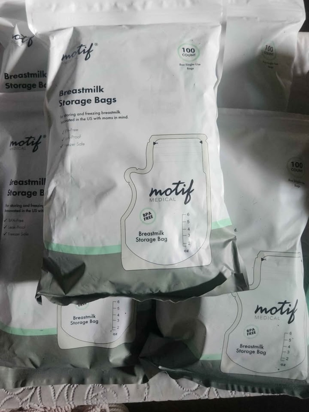Over 600 Breastmilk Storage Bags